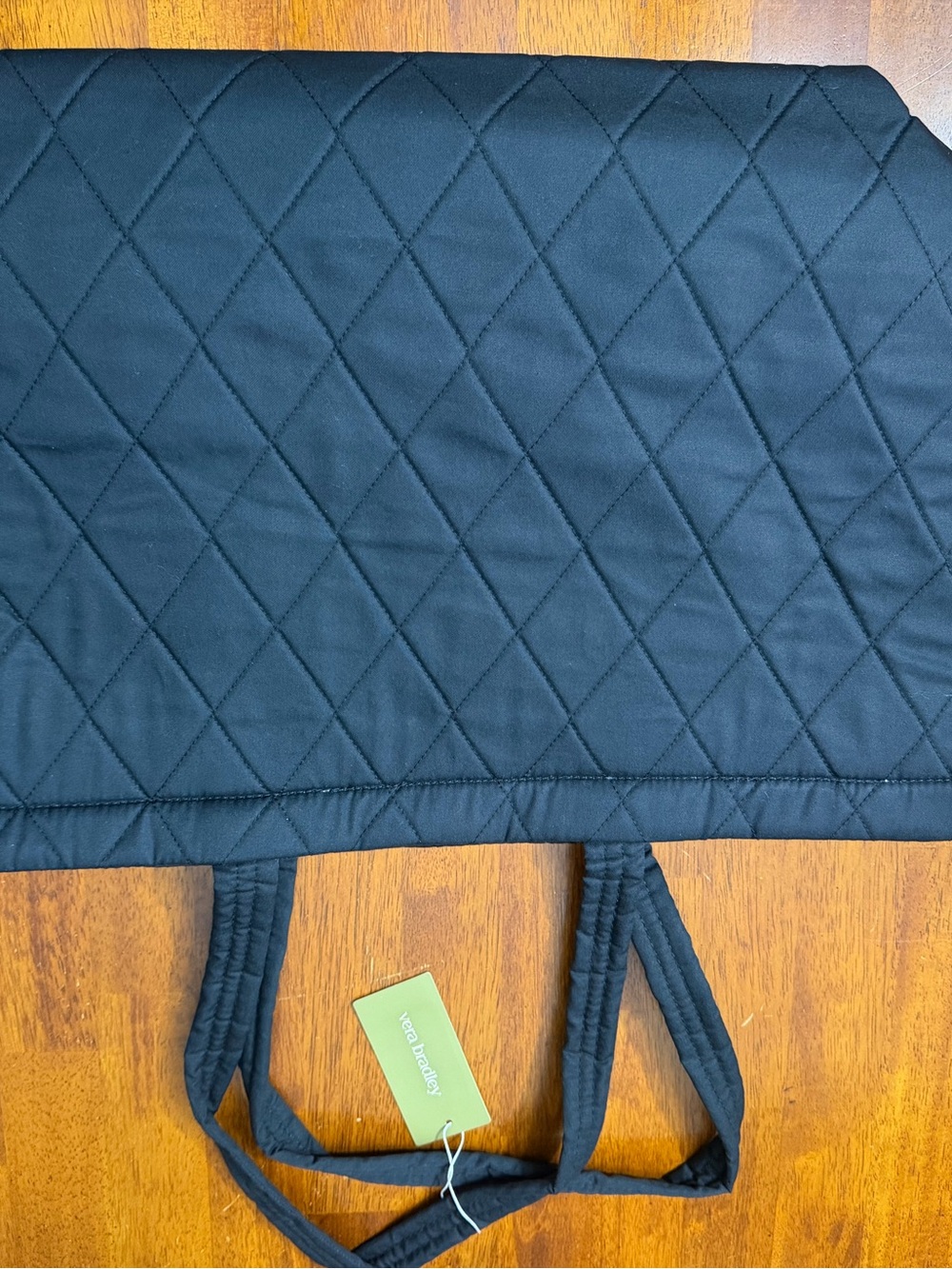 Brand New with Tags VERA BRADLEY Moonless Black Quilted Tote Bag Retail $110